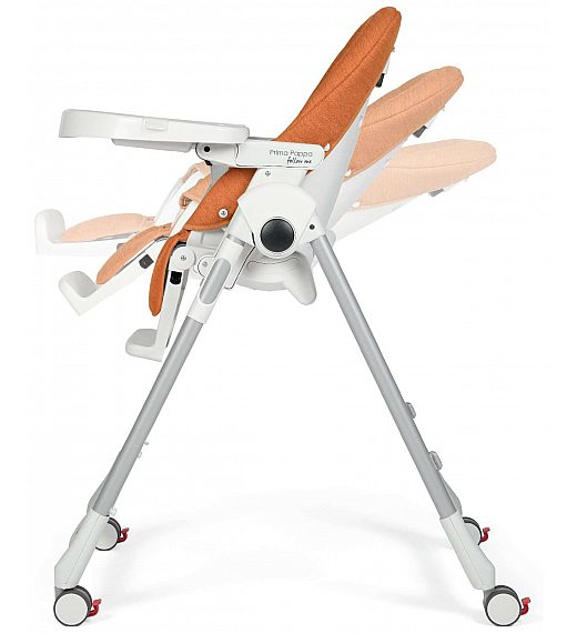 Peg Perego PRIMA PAPPA Follow me Wonder orange - stolček za hranjenje
