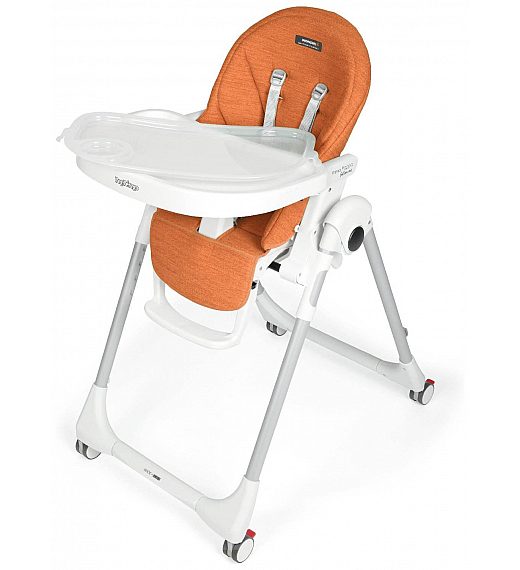 Peg Perego PRIMA PAPPA Follow me Wonder orange - stolček za hranjenje