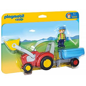 Traktor s prikolico 6964 - Playmobil 1.2.3.