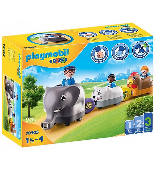 Živalski vlakec 70405 - Playmobil 1.2.3.