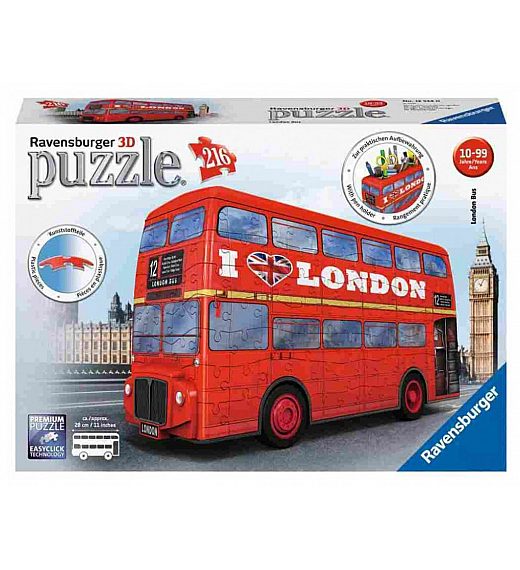 Sestavljanka 3D London Bus