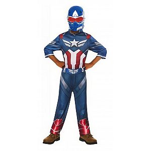 Pustni kostum za otroke Capitan America BNW 7-8 let