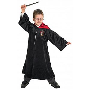 Pustni kostum za otroke Harry Potter Deluxe + pripomočki 9-10 let