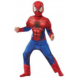 Pustni kostum za otroke Spiderman deluxe 
