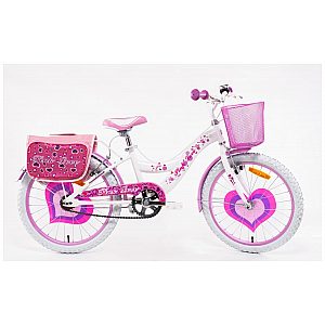 Kolo za deklice 20 col LOVE White