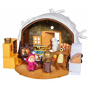 Maša in Medved Playset Medvedov zimski brlog