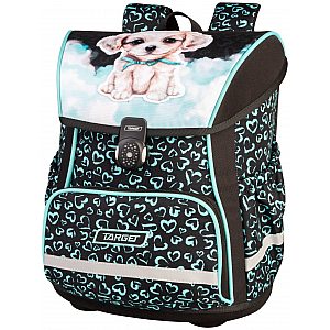 Šolska torba za 1 triado GT CLICK Puppy Love 28601