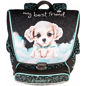Šolska torba za 1 triado GT CLICK Puppy Love 28601