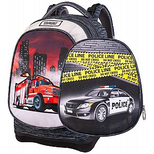  SUPERLIGHT Petit 2 face Firetruck / Police 27144 - školska torba, školski ruksak