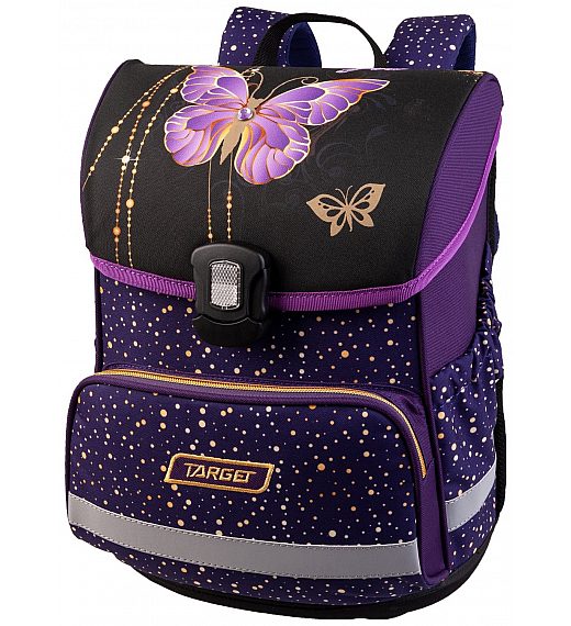 GT CLICK Mystical Butterfly 27149 - anatomski šolski nahrbtnik, šolska torba