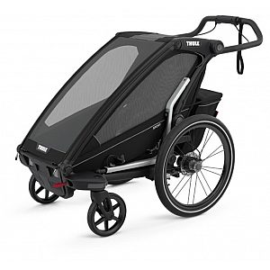  Chariot Sport1 Midnight Black - Multifunkcijska prikolica za otroka 4 v 1