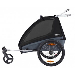 Prikolica za djecu  Coaster XT Bike Trailer + Stroll Black