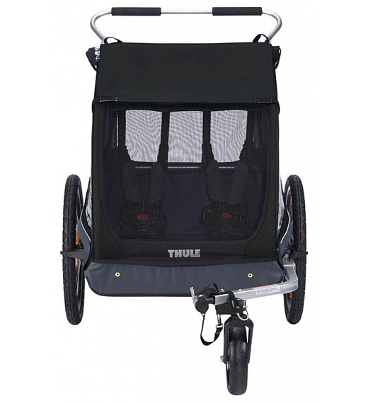 Coaster XT Bike Trailer + Stroll Black - multifunkcijska prikolica za kolo 4 v 1