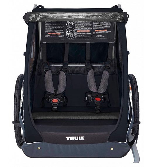 Coaster XT Bike Trailer + Stroll Black - multifunkcijska prikolica za kolo 4 v 1