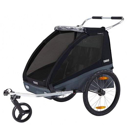 Coaster XT Bike Trailer + Stroll Black - multifunkcijska prikolica za kolo 4 v 1