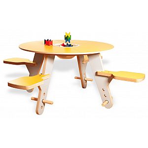 Okrogla igralna miza za otroke Timkid TAVI
