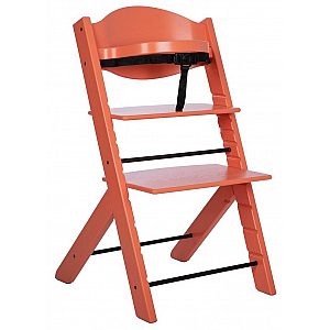 Lesen stolček za hranjenje Pastel Red