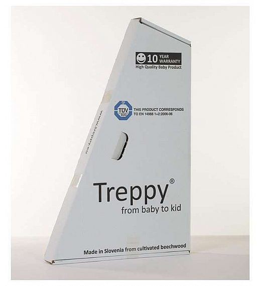 Treppy Woody Grey – lesen stolček za hranjenje