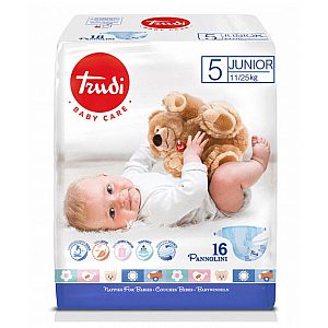 Plenice TRUDI CARE DRY JUNIOR - 3 kom