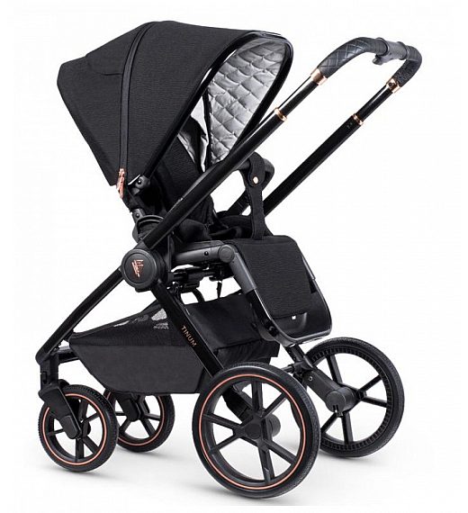 Otroški voziček Tinum SE 2 in 1 Stylish Black