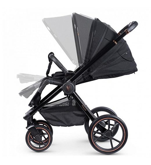 Otroški voziček Tinum SE 2 in 1 Stylish Black