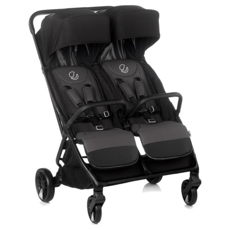 Otroški voziček za dvojčke Jane TWINSIDE Coal