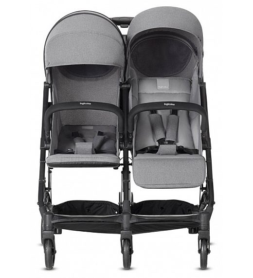 Otroški voziček za dvojčke Inglesina TWIN SKETCH Black Grey