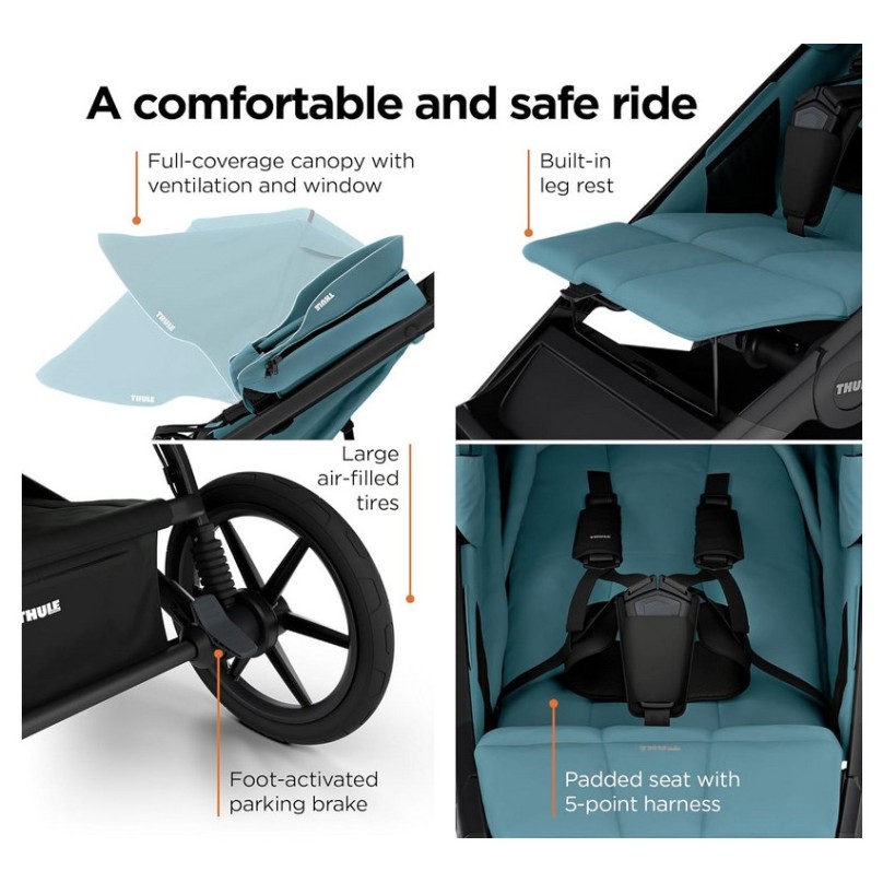 Thule Urban Glide 3 Nutria Green – vsestranski voziček