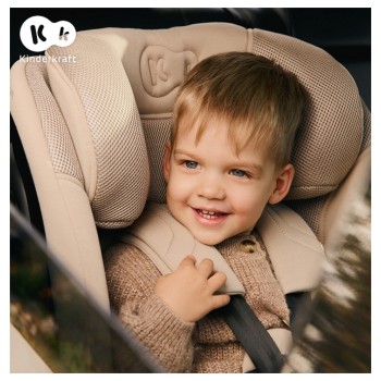 Avtosedež XPEDITION 3 Beige Kinderkraft I-Size 40-150 cm