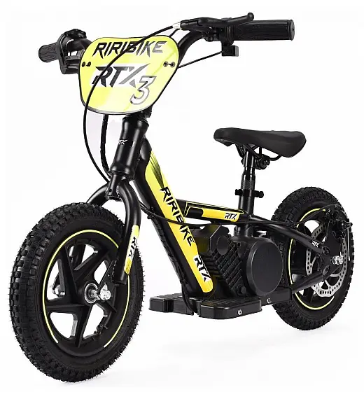 12'' guralica za bebe s elektromotorom snage 100W, žuta