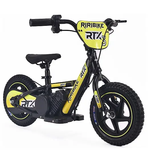 12'' guralica za bebe s elektromotorom snage 100W, žuta