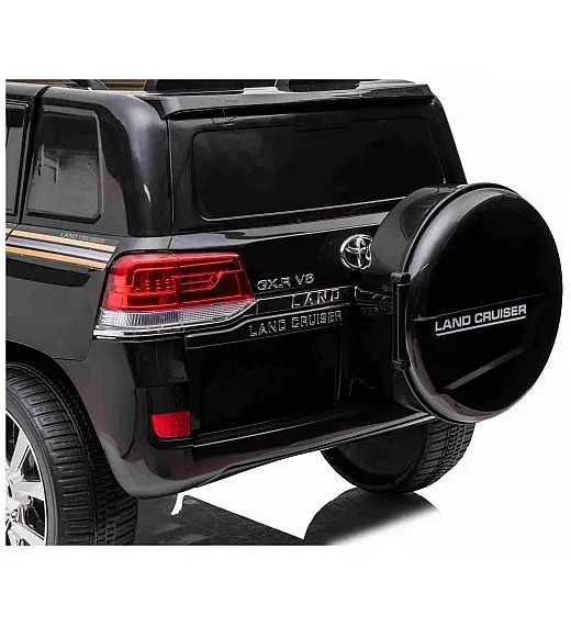 12V Toyota Landcruiser - auto na akumulator, crni