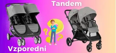 Z dvojčki na poti! Tandemski ali vzporedni voziček?
