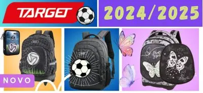 Target šolske torbe in šolske potrebščine kolekcije 2024