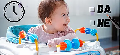 Koliko časa na dan je za otroka varno uporabljati hojico?