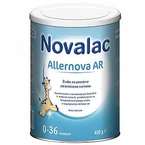 Novalac Allernova AR, 0-36 mesecev 400 g - adaptirano mleko