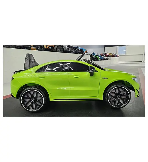 12V avto na akumulator Mercedes CLA 45 S green