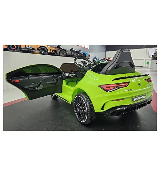 12V avto na akumulator Mercedes CLA 45 S green
