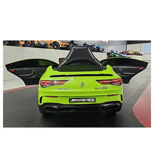 12V avto na akumulator Mercedes CLA 45 S green