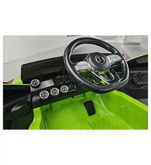 12V avto na akumulator Mercedes CLA 45 S green