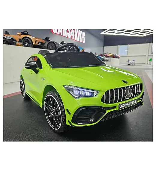 12V avto na akumulator Mercedes CLA 45 S green