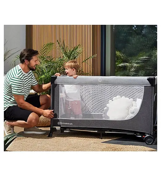 Putni krevetić LEODY Grey Kinderkraft