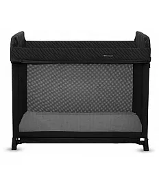 MOON DREAM Black zložljiva prenosna posteljica