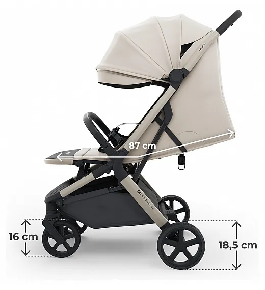 Dječja sportska kolica Kinderkraft NUBI 3 Sand Beige Kinderkraft