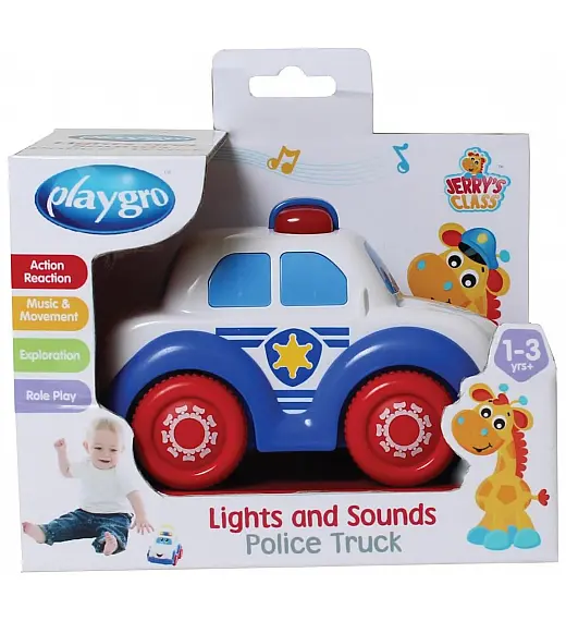 PLAYGRO POLICIJSKO VOZILO Z LUČKO IN ZVOKOM