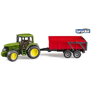 Bruder traktor John Deere 6920 s prikolico 02057