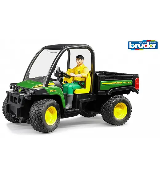 Bruder John Deere gator XUV z voznikom 02490