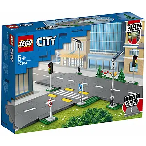 LEGO kocke CITY Ploče za cestu 60304