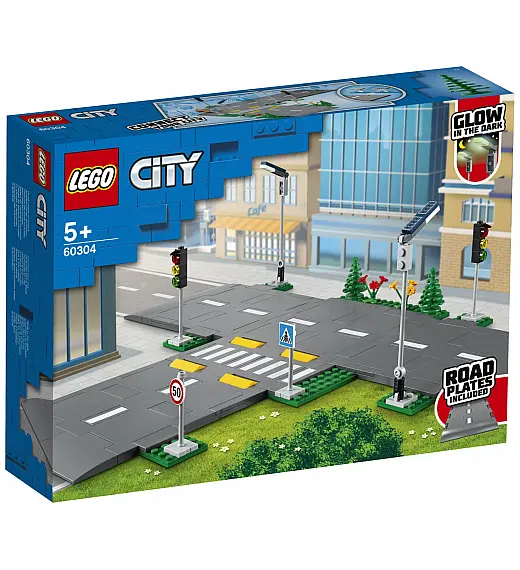 LEGO kocke CITY Ploče za cestu 60304