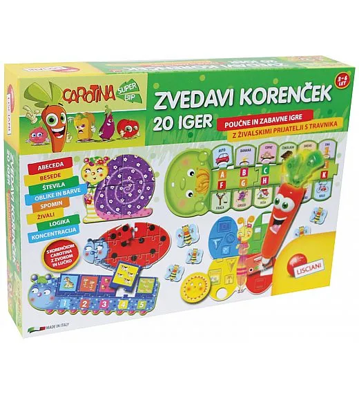 Lisciani zvedavi korenček 55289
